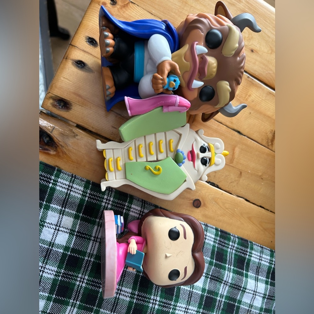 Beauty and the beast funko pops